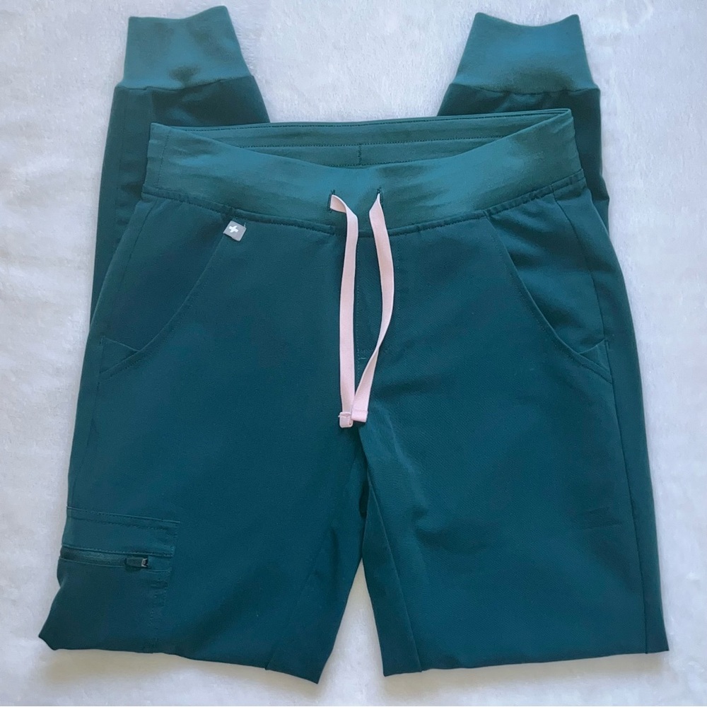 FIGS Caribbean blue Zamora joggers XXS